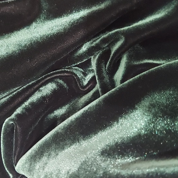 Coldwater Creek velveteen pants size medium dark green (invW034) - Picture 4 of 5